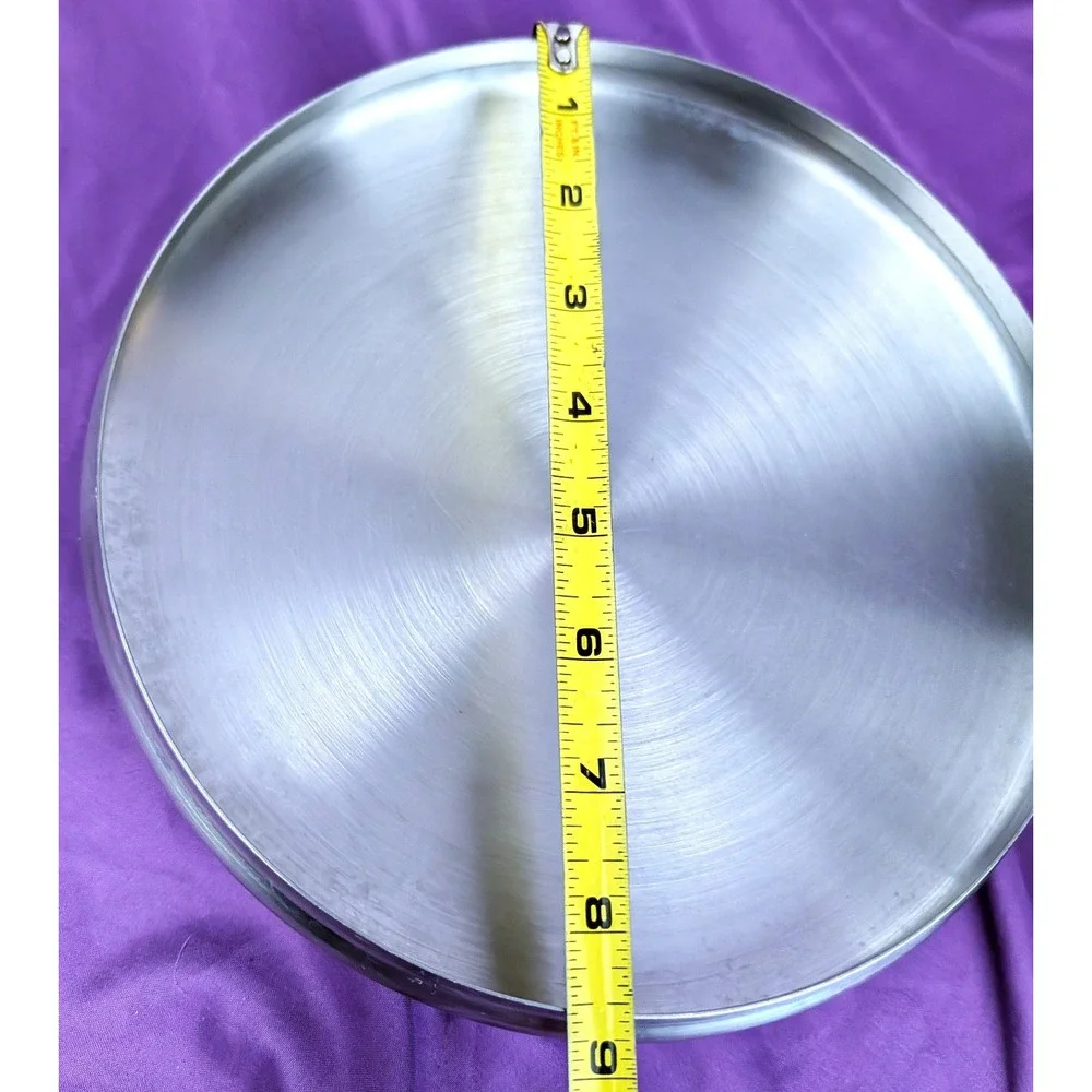 1950's Presto Pride Copper Bottom Pan/skillet Saute 9 Inch With Lid 2 Handle VTG